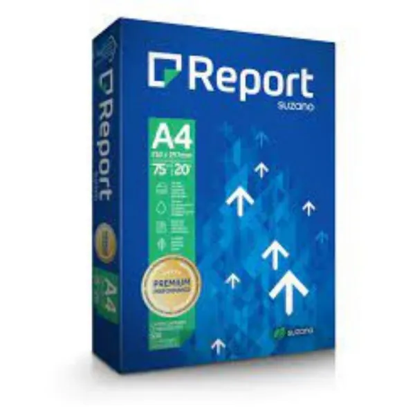 PAPEL SULFITE A4 500FLS 75G REPORT