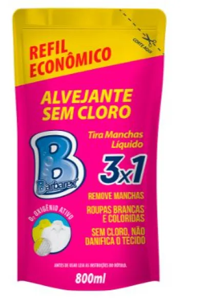 ALVEJANTE S/CLORO BARBAREX 800ML SACHE
