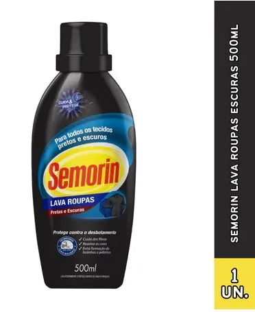 KIT 2LAVA ROUPAS PRETAS SEMORIN 500ML
