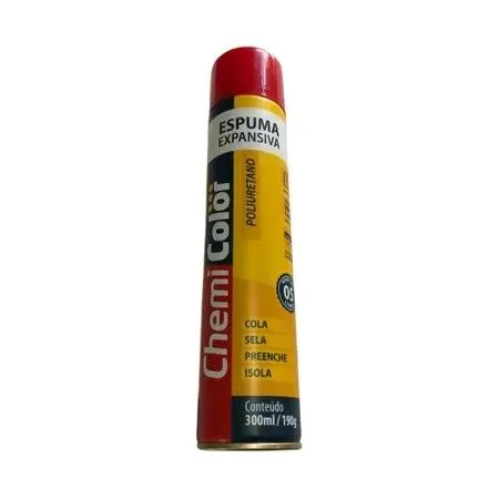 ESPUMA EXPANS.POLIUR.CHEMICOLOR 300ML