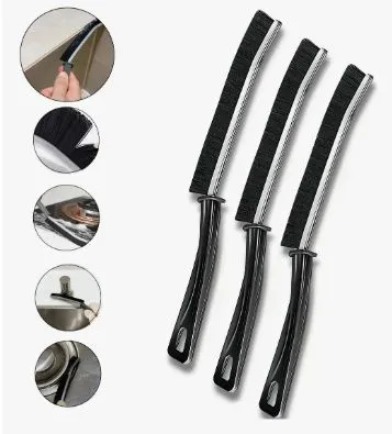 ESCOVA HOMEART MULTIUSO P/FENDAS PRTO C/3PCS