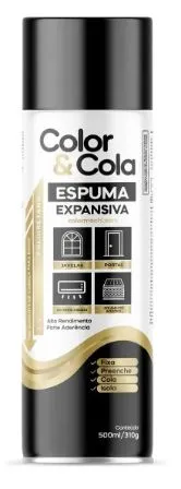 ESPUMA EXPANS.POLIUR. COLOR & COLA 500ML