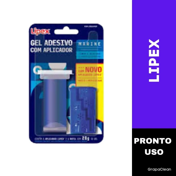GEL ADESIVO LIPEX MARINE C/AP+REFIL C/6