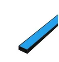 CANALETA PRETA ALUMBRA PVC C/DP.FACE 20MMX2M
