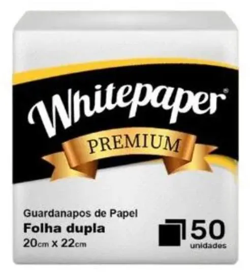 GUARDANAPO WHITE PAPER 20x22 PCT C/50fls ...