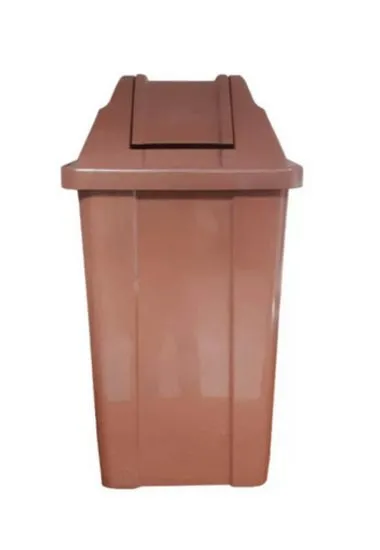 LIXEIRA PLAST.QUAD.60L JSN C/TP VAI VEM M...
