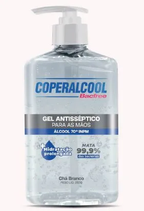 KIT 2 ALCOOL GEL 70 COPERALCOOL CHA BRAN ...
