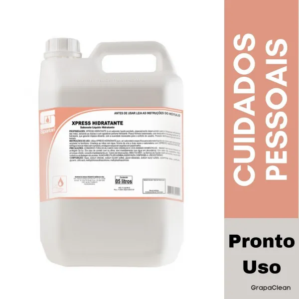 SABONETE LIQ SPARTAN XPRESS HIDRATANTE 5L