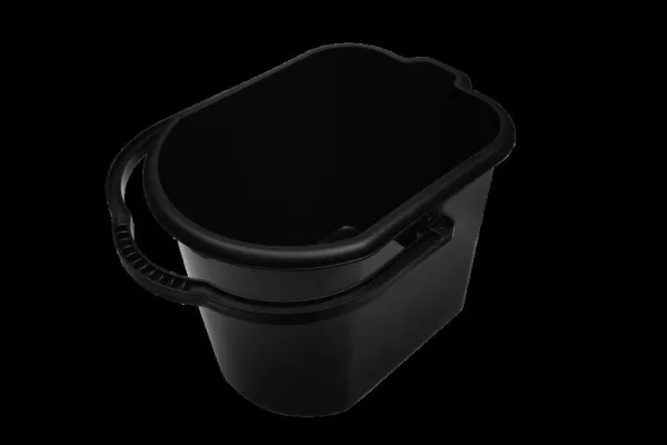 BALDE PLAST REFOC. 15L NYCOL PRETO