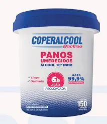 TOALHA UMED.COPERALCOOL CLASSICO 150 UN