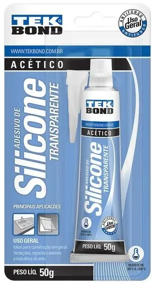 SILICONE ACET TEKBOND TRANSP 50G