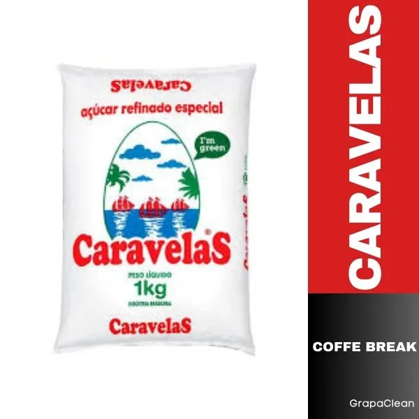 ACUCAR REF 1KG CARAVELAS