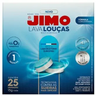 LAVA LOUCAS JIMO C/25 PASTILHAS MULTICAMADAS