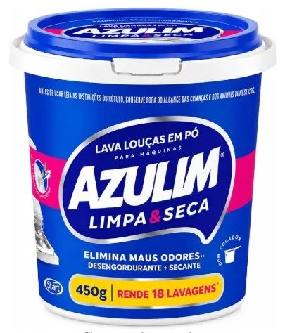LAVA LOUCAS AZULIM EM PO 450G