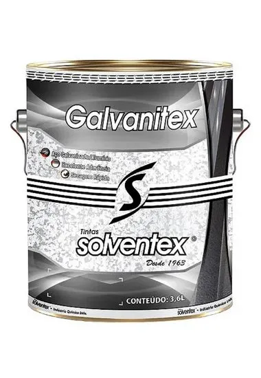 GALVANITEX SOLVENTEX 3,6L COD 540 CINZA
