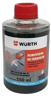 REMOVEDOR DE FERRUGEM WURTH 250ML