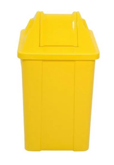 LIXEIRA PLAST.QUAD.60L JSN C/TP VAI VEM AMAR