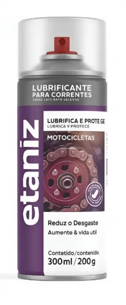 LUBRIFICANTE P/CORRENTE DE MOTO SPRAY ETA...
