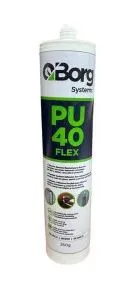 ADESIVO PU40 FLEX QBORG BRANCO 360G