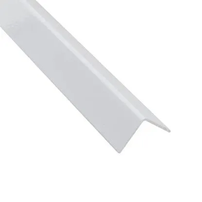 CANTONEIRA "L" ALUM.BRANCA 1"- 3MTS