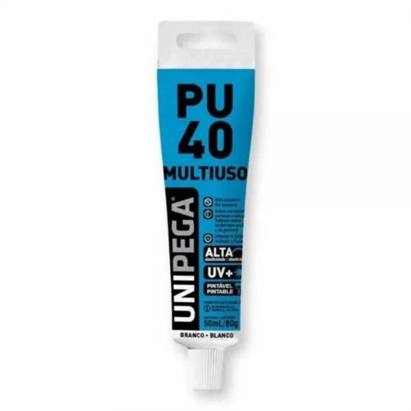 ADESIVO PU 40 UNIPEGA BRANCO 80ML