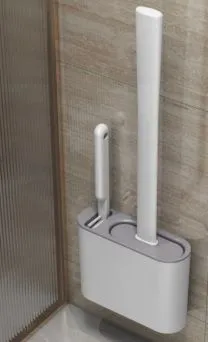 ESCOVA SANITARIA INOVA SILICONE C/SUPORTE...