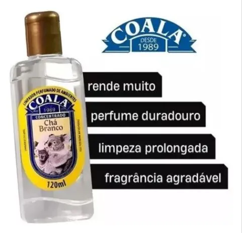 LIMPADOR COALA CONCENTRADO CHA BRANCO 120ML