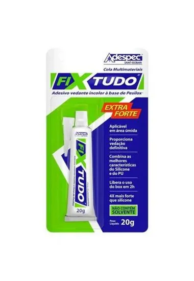 COLA FIXTUDO MULTIMATERIAIS 20G