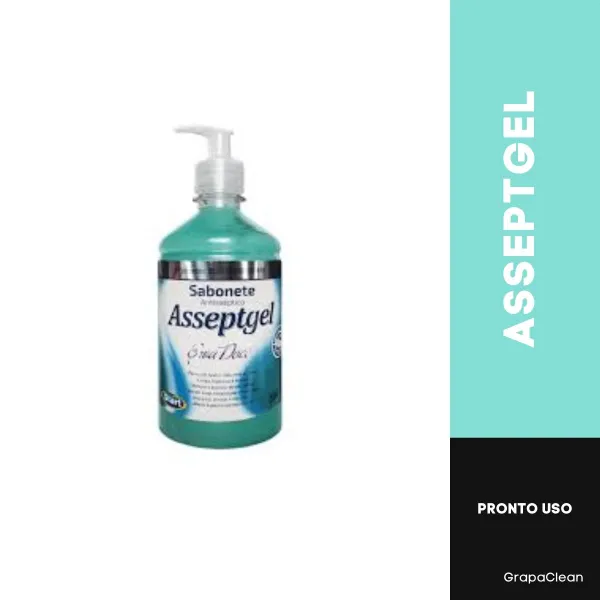 SABONETE LIQ ASSEPTGEL 500ML PUMP ERVA DO...