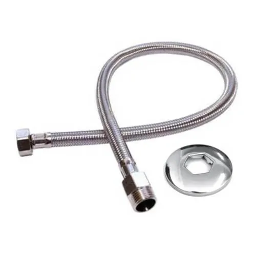 ENGATE FLEXIVEL CROMADO  40cm