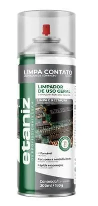 LIMPADOR DE CONTATO ETANIZ 300ML INFLAMAVEL