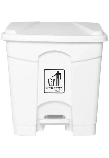 LIXEIRA PLAST.QUAD.35L PERFECT PEDAL BRCO