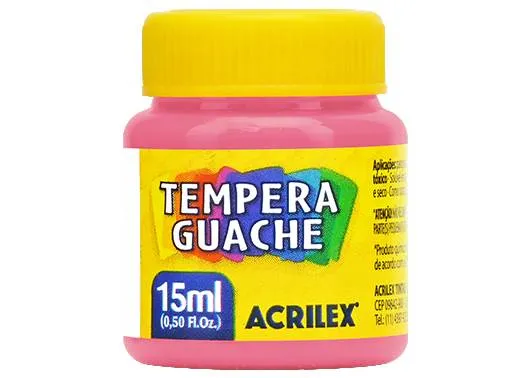 Tinta Guache Acrilex 15 ml Rosa – Caixa  ...