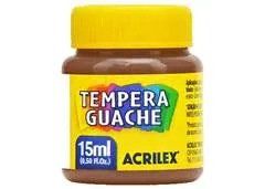 Tinta Guache Acrilex 15 ml Marrom – Caix ...