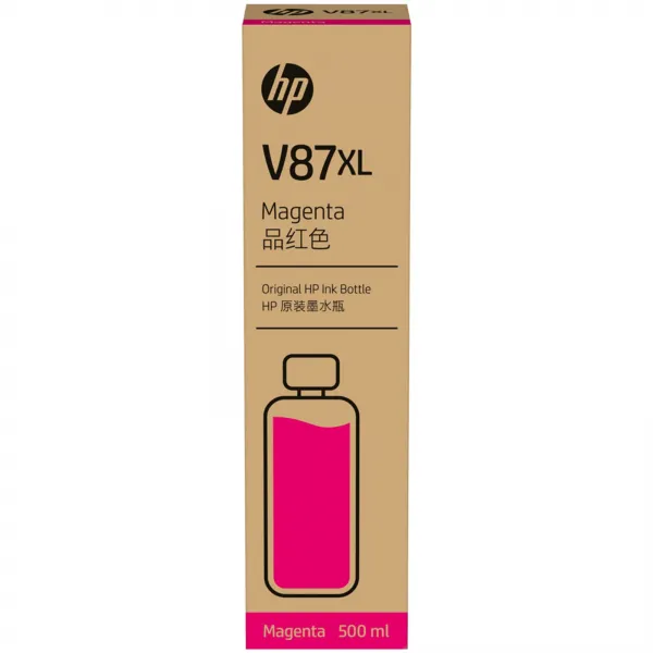 Garrafa de Tinta HP V87XL Magenta 500ml  ...