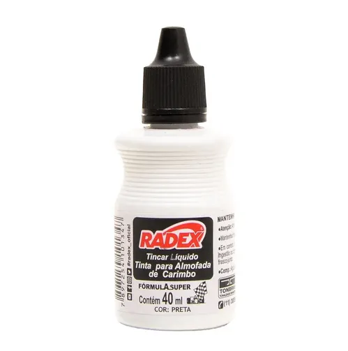 Tinta para Carimbo Preto Radex 40 ml – R ...