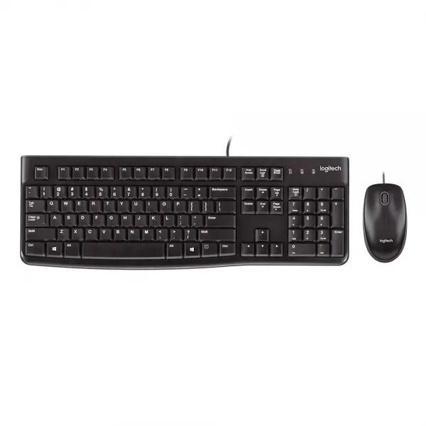 Kit Teclado e Mouse Logitech MK120 USB A ...