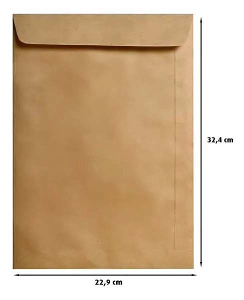 Envelope A4 Kraft Natural 80g Scrity – C ...