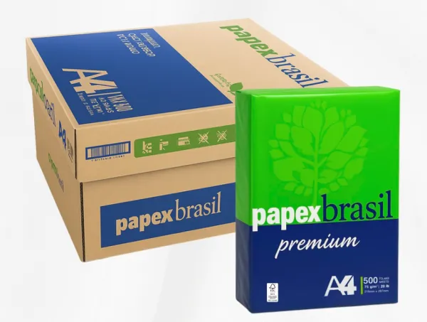 Papel Sulfite A4 75g/m² PAPEXBRASIL - Ca ...
