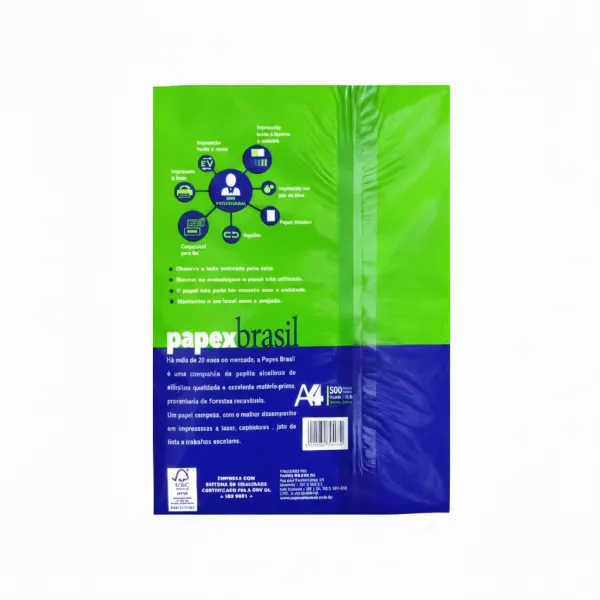 Papel Sulfite A4 75g/m² PAPEXBRASIL - Re ...