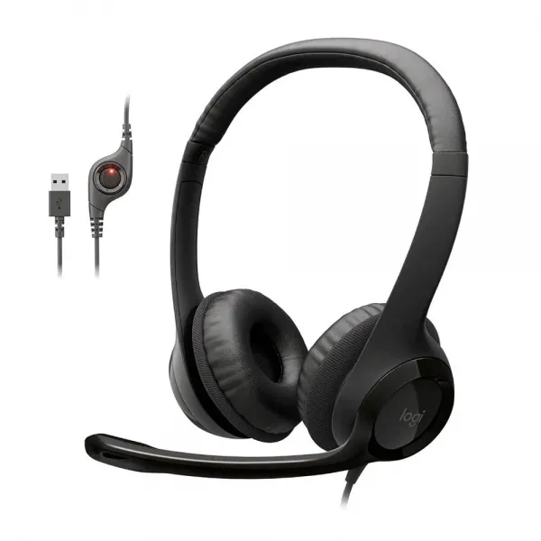Headset com Fio Logitech H390 Estéreo US ...
