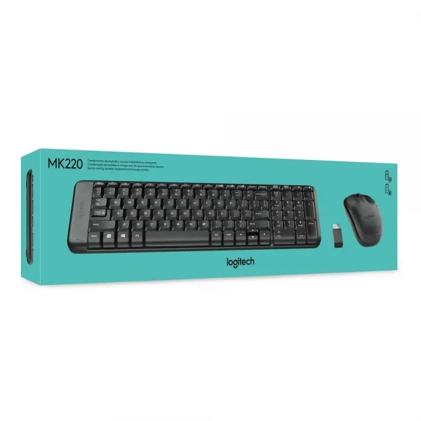 Combo Teclado e Mouse Sem Fio Logitech M ...