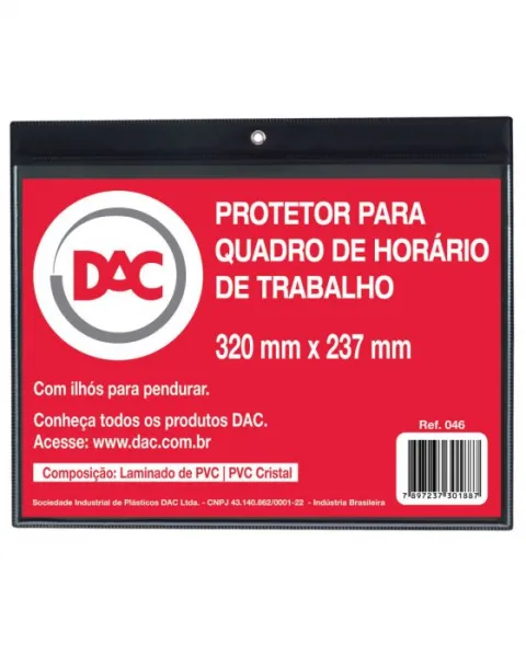 Porta Quadro Horário de Trabalho REF 046 DAC