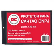 Porta Cartão CNPJ / Alvará REF 047 DAC