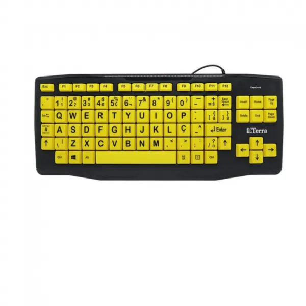 Teclado para Baixa Visão – Teclas Amarel ...