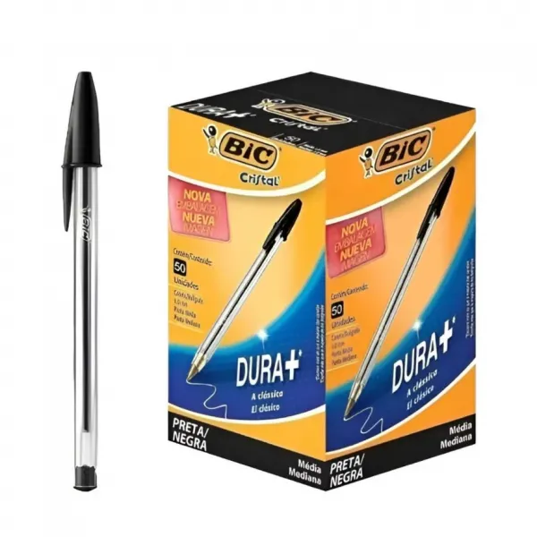  Caneta Esferográfica BIC Escrita Média  ...