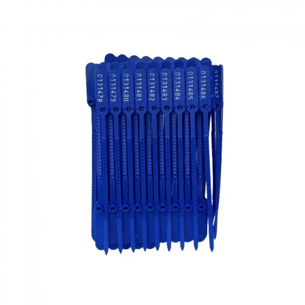 Lacre para Malote 16 cm Azul com 100 uni ...