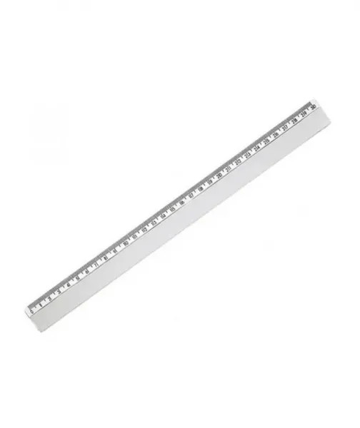 Régua 30 cm Cristal Pacote com 25 unidades