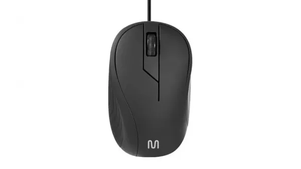 Mouse com Fio MF300 USB 1200 DPI 3 Botõe ...