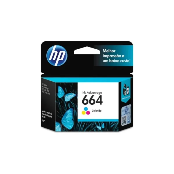 Cartucho de Tinta HP 664 Colorido Origin ...